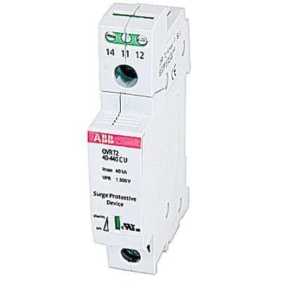 OVRT240440PTSU, Surge Protective Device, OVR SPD 40KA 440V P TS 3RD ED