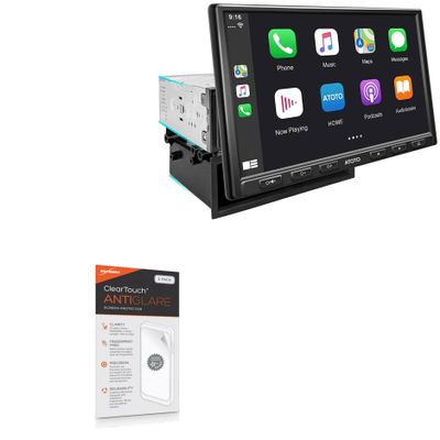 BoxWave Screen Protector Compatible with ATOTO F7 Pro (8 in) - ClearTouch Anti-Glare (2-Pack), Anti-Fingerprint Matte Film Skin