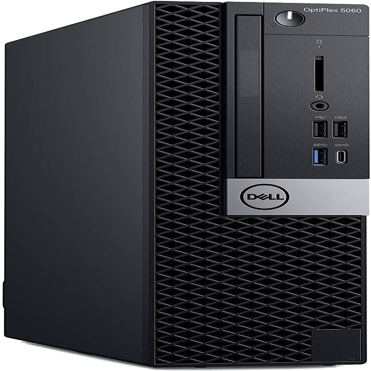 Dell OptiPlex 5060-SFF, Core i7-8700 3.2GHz, 16GB RAM, 256GB M.2-NVMe, Windows 11 Pro 64Bit, (Renewed)