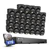 ANNKE 32CH Surveillance Camera System, 32 Channels H.265+ 3K Lite DVR, 32PCS 1080P Outdoor CCTV Turret Cameras with Smart Color Night Vision, AI Human/Vehicle Detection, 6TB HDD Included view 1