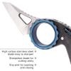 CRKT Compano Everyday Carry EDC Pocket Folding Knife with Slip Joint: Stainless Steel Plain Edge Blade, Stainless Steel Handle, 9083 view 4