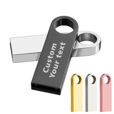 5PCAK 16GB Custom Text Metal USB Flash Drive Storage Memory Metal U Disk PC Laptop Personalized for Weddings xhibition mpany