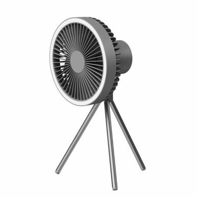 Multifunction Home Appliances USB Chargeable Desk Tripod Stand Air Cooling Fan with Night Light Outdoor Camping Ceiling Fan