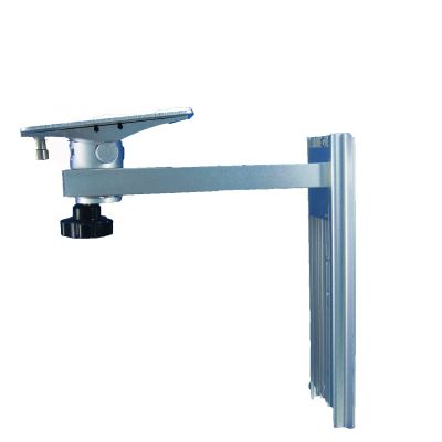 Aluminum Alloy Straight Arm Wall Mount, Device Monitor Stand , Wall Mount for Monitor, Without Storage Basket