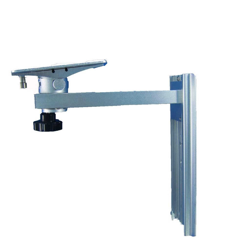 Aluminum Alloy Straight Arm Wall Mount, Device Monitor Stand , Wall Mount for Monitor, Without Storage Basket