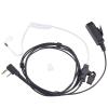 Walkie Talkies Earpiece with Mic 2 Pin Covert Acoustic Tube Surveillance Headset and PTT Compatible with Baofeng and Kenwood, Puxing, Wouxun Two Way Radio (1 Pack) view 1