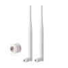 Eightwood 2.4GHz 5GHz 6dBi WiFi Antenna for Security Camera Surveillance DVR Recorder WiFi Router, RP-SMA Connector, White, 2-Pack view 1