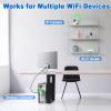 Eightwood 2.4GHz 5GHz 6dBi WiFi Antenna for Security Camera Surveillance DVR Recorder WiFi Router, RP-SMA Connector, White, 2-Pack view 4