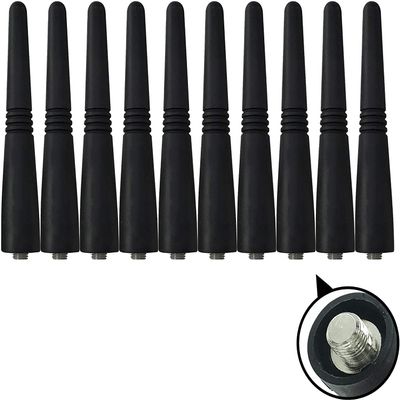 10pcs UHF 403-430MHz PMAE4002 Stubby Antenna Compatible with CP185 CP200 HT750 HT1250 PR400 Portable Radio