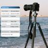 Fotopro Carbon Fiber Tripod 60 Inch 360 Degree Ball Head Quick Release Plate Lightweight Camera Tripod for Travel Tripod Folded Height Only 14.2",Max Loads up to 22lbs,Blue view 2