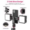 Phone Tripod Mount Holder for iPhone - ULANZI ST-06S Camera Hot 2 Cold Shoe Phone Mount Compatible for iPhone Android Sony Canon DJI Ronin S/SC Zhiyun Gimbals view 2