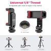 Phone Tripod Mount Holder for iPhone - ULANZI ST-06S Camera Hot 2 Cold Shoe Phone Mount Compatible for iPhone Android Sony Canon DJI Ronin S/SC Zhiyun Gimbals view 4