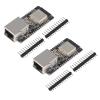 DWEII 2 Pack WT32-ETH01 ESP32 Module Ethernet WiFi Bluetooth Development Board WT32-ETH01 Embedded Serial Port to Ethernet Converter Serial to WiFi&Bluetooth MCU Module view 1
