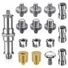 1/4" and 3/8" Camera Screw 16Pcs,Tripod Screw Adapter for DSLR Camera, Tripod, Shoulder Rig, Kickstand view 1