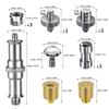 1/4" and 3/8" Camera Screw 16Pcs,Tripod Screw Adapter for DSLR Camera, Tripod, Shoulder Rig, Kickstand view 2