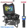 10.1" IPS Pipe Sewer Drain Inspection Camera and 512HZ Locator DVR AHD 1080P Screen Diameter 7MM Cable Video+Audio Recording 5X Image Enlarge (70M Cable) view 2
