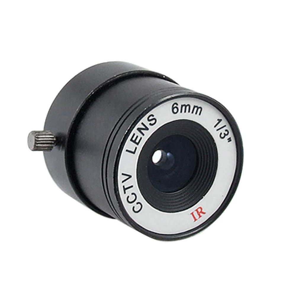 Ruilogod 1/3" CS Mount 6mm Fixed Iris IR CCTV Security Camera Lens (id: 951 7d5 50f 230 c6b