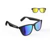 CatXQ Smart Glasses,Auto On/Off - Blue & Yellow Frame Switching - Open Ear Bluetooth Audio [Voice Assistant, Music, Calls] for Outdoor Sports view 1