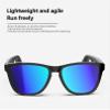 CatXQ Smart Glasses,Auto On/Off - Blue & Yellow Frame Switching - Open Ear Bluetooth Audio [Voice Assistant, Music, Calls] for Outdoor Sports view 2