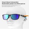 CatXQ Smart Glasses,Auto On/Off - Blue & Yellow Frame Switching - Open Ear Bluetooth Audio [Voice Assistant, Music, Calls] for Outdoor Sports view 4