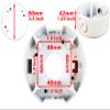 Evertech 4 Pack HD 1080P Indoor Outdoor Dome Security Surveillance Cameras with Junction Box Deep Base view 3