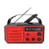Kaito Voyager V3 Emergency Radio - AM/FM NOAA Weather Alert 4-Way Powered Solar Crank Radio Receiver with LED Flashlight and USB 4,000 mAh Mobile Phone Charger (Red) view 1