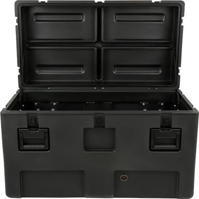 SKB Cases 3R3620-24B-EW rSeries 3620-24 Case; Includes Installed Edge Wheels; Waterproof Design; LLDPE Polyethylene Impact Resistant; UV Resistant; Pressure Relief/Breather Valves