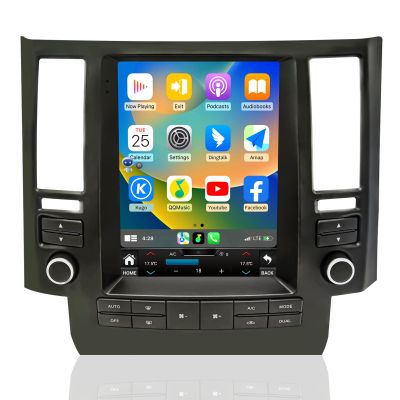 Car Radio for Infiniti FX35 FX45 2003 2004 2005 2006 Stereo Replacement Android 12 Radio with Carplay Android Auto Upgrade 9.7 Inch IPS Screen Bluetooth Car Radio Support SWC DSP RDS 4G WiFi
