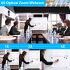 ALPCAM 8MP USB Camera, Manual Focus Webcam with 2.8-12mm Varifocal Lens, UHD 32642448, IMX179 Sensor, Supports OPENCV, Windows/Linux/Android/Raspberry Pi for Machine Vision view 3