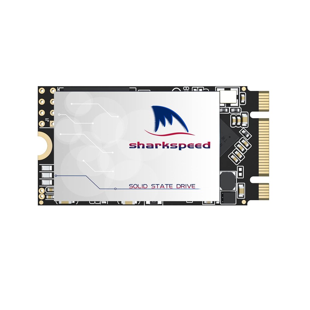 S SHARKSPEED 2242 NGFF 256GB M.2 SSD Plus Internal M2 SSD 3D NAND SATA III 6 Gb/s,Solid State Drive for Notebooks Desktop PC (M.2 2242 256GB)