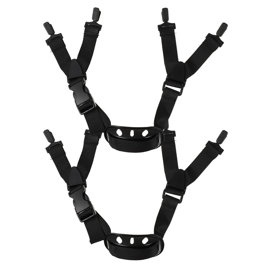 2pcs Chin Strap for Hard Hats Comfortable Helmet Attachment Elastic Design Random Color for Construction Safety and Security Use