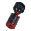BGNing Mini Ball Head Adapter, 360 Degree Rotatable Camera Mount Adapter with 1/4 Screw Tripod Head for Action Camera/Phone (1/4 Screw to 1/4 Through Hole Black red) view 1