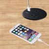 Desk Power Grommet with USB Ports 3.15 Inch Desktop Outlet Recessed Power Bar for Countertop Sofa Cabinet Conference (Black) view 4