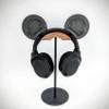 BeamTeam3D Mouse Ears for Headphones - Adorable Mouse Headphones Attachment in Various Colors with Self Fastener - Mouse Ears for Gamers and Streamers (Sparkle Black) view 2
