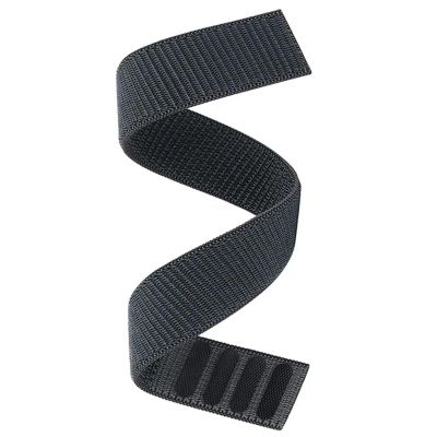 26 22mm Knitted Nylon Watchband Strap For Garmin Enduro Fenix 7 7X 6 6X Pro 5X 5 3HR MK1 935 945 S60 Smart watch Wristband (Color : Gray, Size : 26mm Fenix5X 5XPlus)