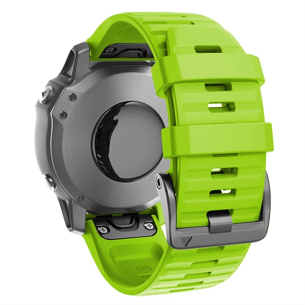 Official Button Quick Release Watchband for Garmin Fenix 7X, Fenix 7, Fenix 7S Watch Easyfit Wristband Strap (Color : Green, Size : Fenix 7)