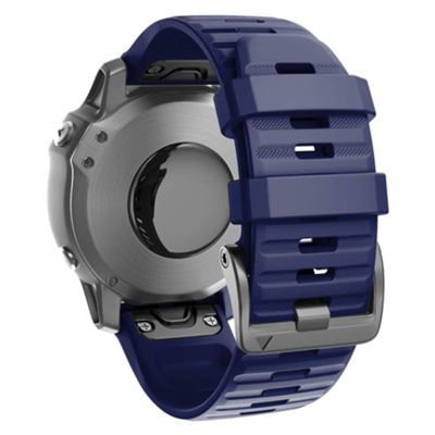 20 22 26mm Quick Release Strap for Garmin Fenix 7 7X 7S Smart Watch Band Wirstband Strap (Color : Dark Blue, Size : 22mm Fenix 7)