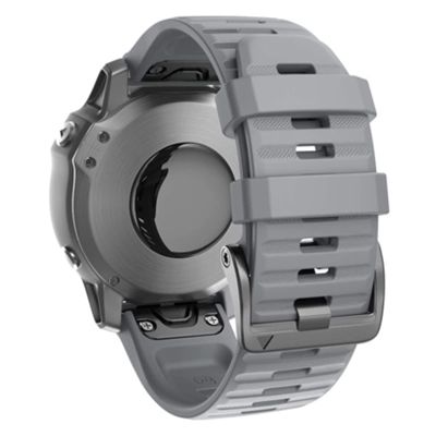 20 22 26mm Quick Release Strap for Garmin Fenix 7 7X 7S Smart Watch Band Wirstband Strap (Color : Gray, Size : 26mm Fenix 7X)