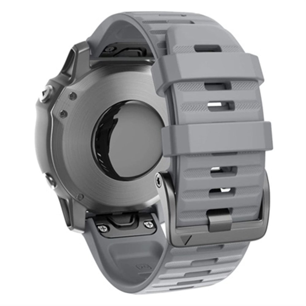 20 22 26mm Quick Release Strap for Garmin Fenix 7 7X 7S Smart Watch Band Wirstband Strap (Color : Gray, Size : 26mm Fenix 7X)