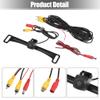 X AUTOHAUX HD Backup Camera for Trucks License Plate Backup Camera for Car Waterproof 170 Degree Wide View Angle Rear View Camera view 3