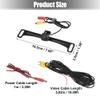 X AUTOHAUX HD Backup Camera for Trucks License Plate Backup Camera for Car Waterproof 170 Degree Wide View Angle Rear View Camera view 4