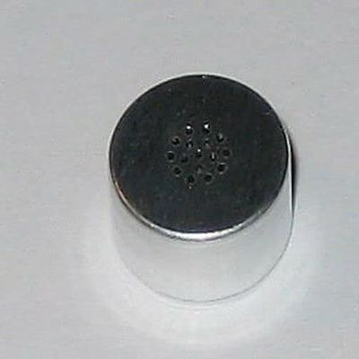 Replacement for Mini Electret Microphone w/Metal Case - 10 mm x 5 mm - Primo EM-100-2-10 V