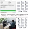 lcwamy 4GB Credit Card Flash USB 100 Pack USB Flash Drives Bulk Wholesale Thumb Drive Pack USB Flash Drive Pen Drive USB Memory Stick USB2.0 Flash Drive 4GB 100 Pack (White, Customized Logo) view 3