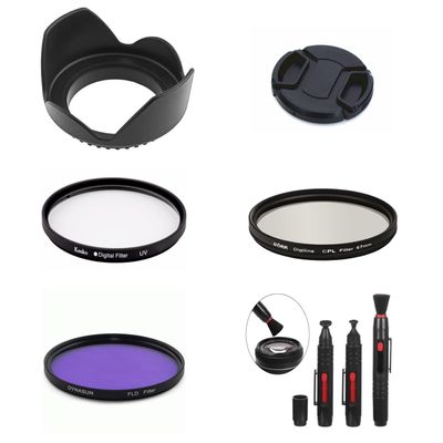 SR3 43mm Camera Bundle Lens Hood Cap UV CPL FLD Filter Cleaning Pen for Fujifilm X-Pro3 & Fujifilm X-Pro2 & Fujifilm X-Pro1 with Fujifilm XF 23mm f/2 R WR Lens