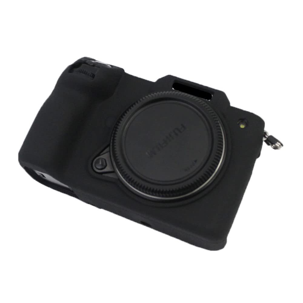 Camera Case Bag Black Soft Silicone Armor Skin Body Cover Protector for Fujifilm GFX 100S camera