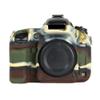 Camera Case Bag Camouflage Green Soft Silicone Armor Skin Body Cover Protector for Nikon D600 Digital Camera view 1