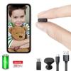 Free 32G Smallest Wireless Camera,HD1080P WiFi Security Camera,1.5 Hours Battery Time,Portable Video Camera with Night Vision,Motion Detection,Cloud Storage for Security with iOS Android for APP view 1
