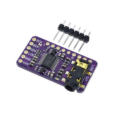 Rakstore PCM5102A DAC Decoder GY-PCM5102 I2S Player Module for Raspberry Pi pHAT Format Board Digital PCM5102 Audio Board