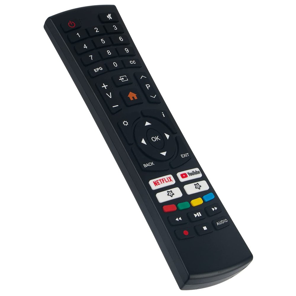 AIDITIYMI Replace Remote Control Compatible with SANSUI CAIXUN Smart TV EC32S2N ES32S1N S32P28N S40P28FN S43P28F S43P28FN S55A6U with Net-Flix You-Tube APP Key Button