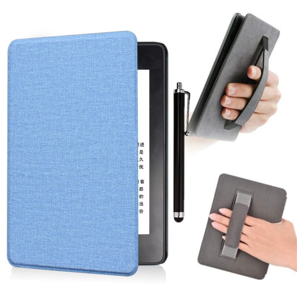 Case for 6.8" Kindle Paperwhite 11th Gen 2021 with Hand Strap and Stylus, Slim Case with Auto Wake/Sleep, Models M2L3EK & M2L4EK Only